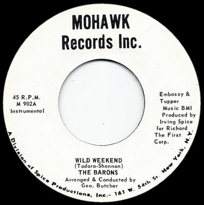 The Barons (26) / Lonnie And The Carollons : Wild Weekend / Chapel Of Tears (7", Single, Styrene)