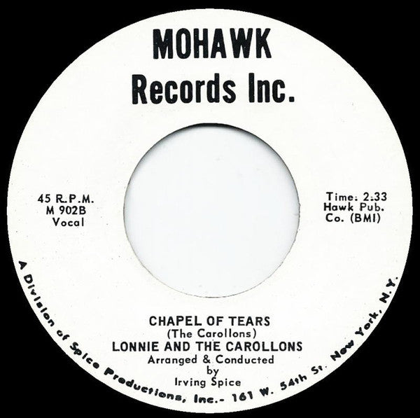 The Barons (26) / Lonnie And The Carollons : Wild Weekend / Chapel Of Tears (7", Single, Styrene)