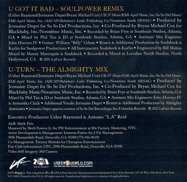 Usher : Rarities! (CD, EP)