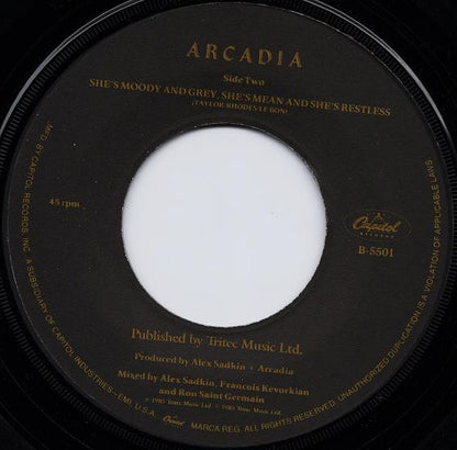 Arcadia (3) : Election Day (7", Single)