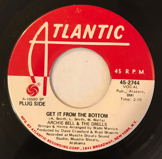 Archie Bell & The Drells : Get It From The Bottom / I Wish (7", Single, Promo, SP )