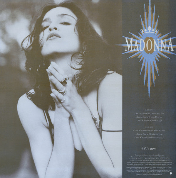 Madonna : Like A Prayer (12", Single, Promo)
