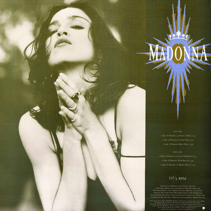 Madonna : Like A Prayer (12", Single, Promo)