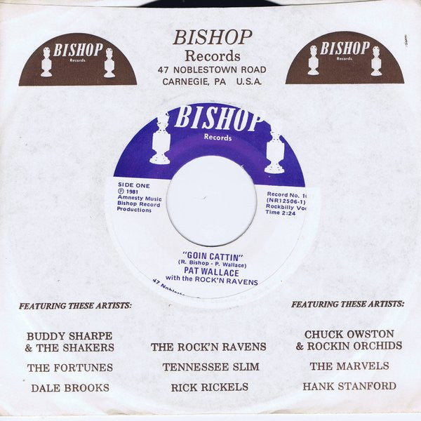Pat Wallace (3) With The Rock'n Ravens : Goin Cattin (7")