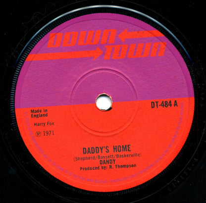 Dandy Livingstone : Daddy's Home (7", Sol)