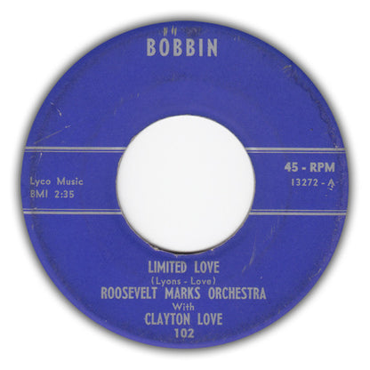 Roosevelt Marks Orchestra With Clayton Love : Limited Love / Unlimited Love (7", Single)