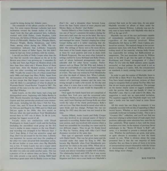 Various : Ladies Sing The Blues (Volume 2) (2xLP, Album, Comp)