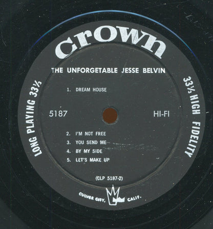 Jesse Belvin : The Unforgettable Jesse Belvin (LP)