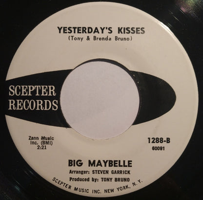 Big Maybelle : I Don't Want To Cry (7", Promo)