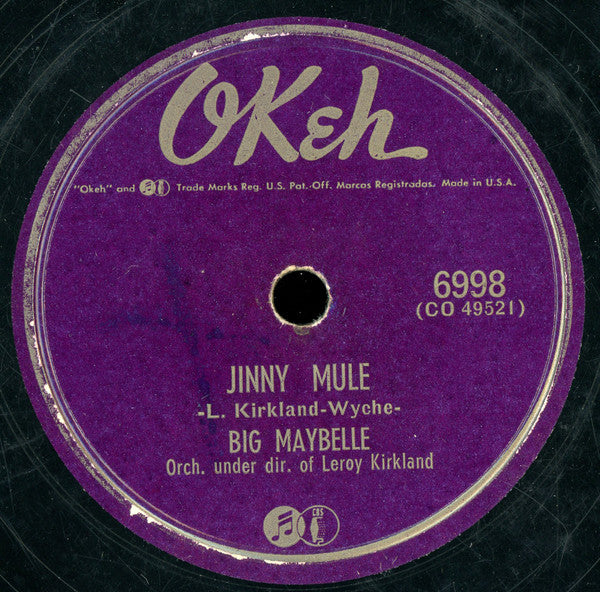 Big Maybelle : Send For Me / Jinny Mule (10")