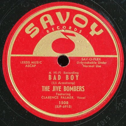 The Jive Bombers : Bad Boy (10")