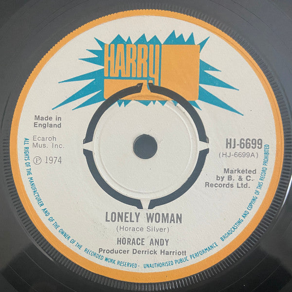 Horace Andy : Lonely Woman (7", Pus)