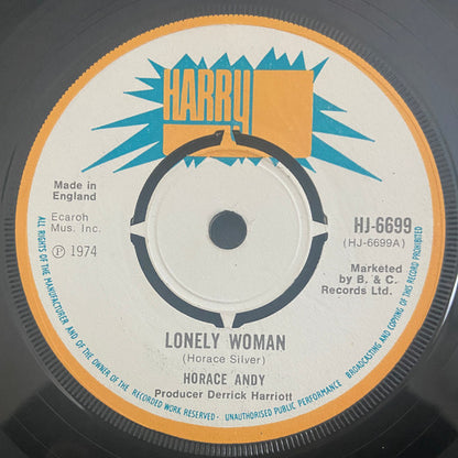 Horace Andy : Lonely Woman (7", Pus)