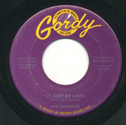 The Contours : Don't Let Her Be Your Baby (7", Single, Roc)