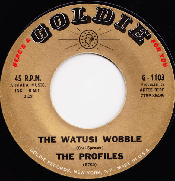 The Profiles : The Watusi Wobble (7", Styrene)