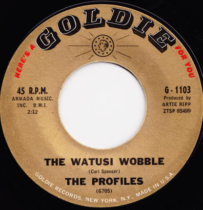 The Profiles : The Watusi Wobble (7", Styrene)
