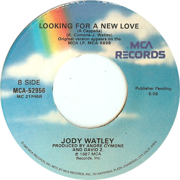 Jody Watley : Looking For A New Love (7", Glo)