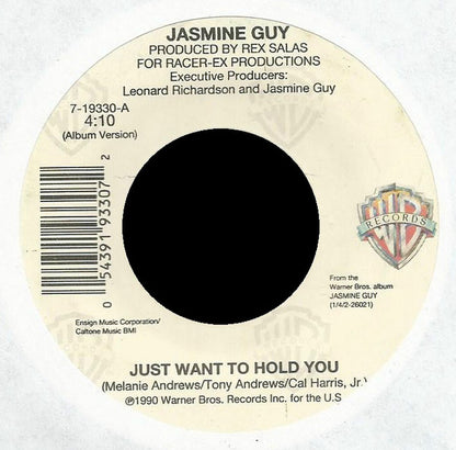 Jasmine Guy : Just Want To Hold You (7")