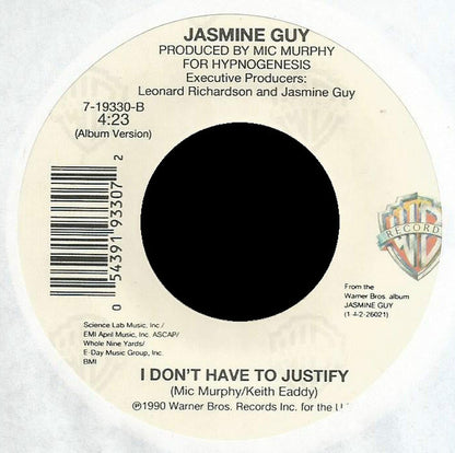 Jasmine Guy : Just Want To Hold You (7")