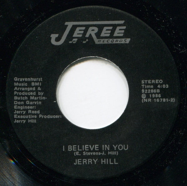 Jerry Hill : I'm Crying / I Believe In You (7")
