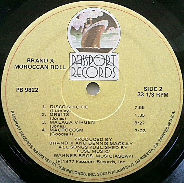 Brand X (3) : Moroccan Roll (LP, Album, RE)