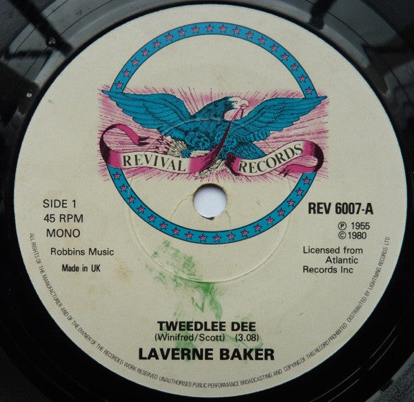 LaVern Baker : Tweedlee Dee / Bumble Bee / Jim Dandy (7", EP, Mono)