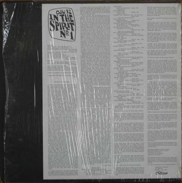 Various : In The Spirit Vol. 1 (LP, Comp, RE)