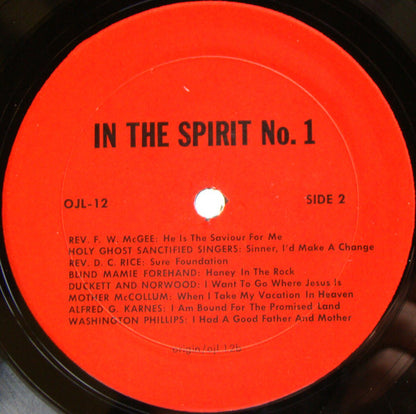 Various : In The Spirit Vol. 1 (LP, Comp, RE)