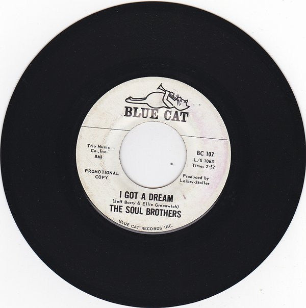 The Soul Brothers (7) : Keep It Up / I Got A Dream (7", Single, Promo)