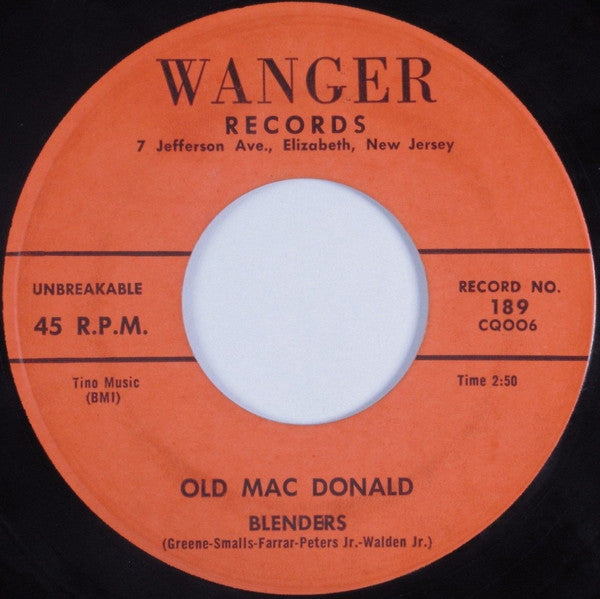 Blenders (4) : Angel (7")