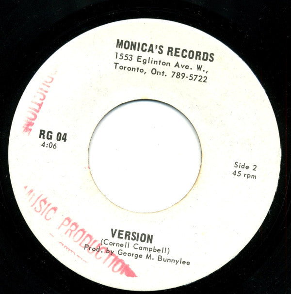 Cornell Campbell : Duke Of Earl (7")