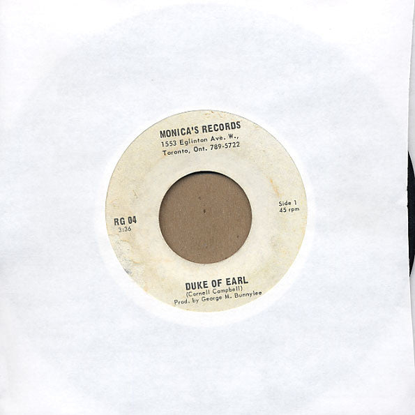 Cornell Campbell : Duke Of Earl (7")