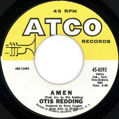Otis Redding : Hard To Handle / Amen (7", Single, Styrene)