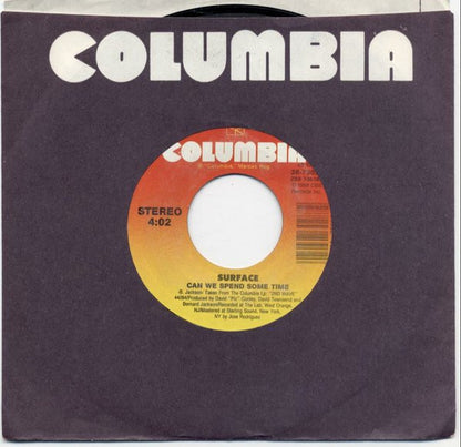 Surface : Can We Spend Some Time (7", Styrene)