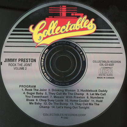Jimmy Preston : Volume 2 - Rock The Joint (CD, Comp)