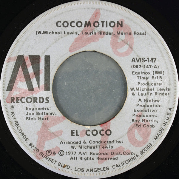 El Coco : Cocomotion (7")