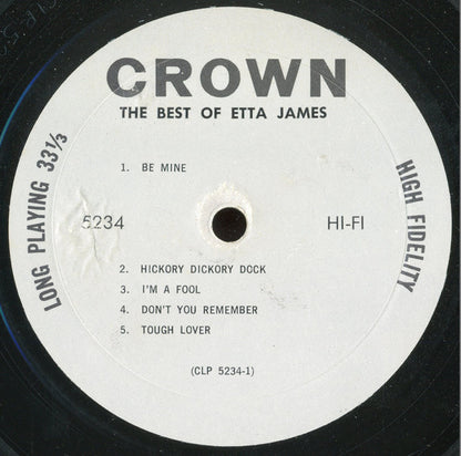 Etta James : The Best Of Etta James (LP, Comp)