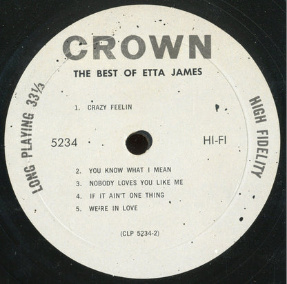 Etta James : The Best Of Etta James (LP, Comp)
