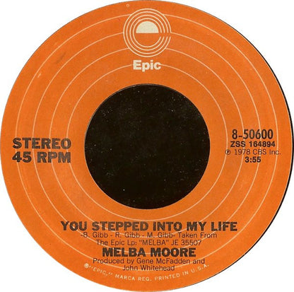 Melba Moore : You Stepped Into My Life (7", Single)