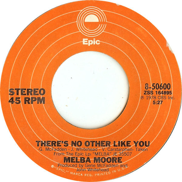 Melba Moore : You Stepped Into My Life (7", Single)