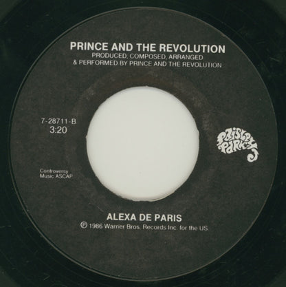 Prince And The Revolution : Mountains (7", Single, Spe)