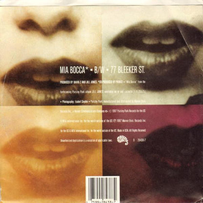 Jill Jones : Mia Bocca (7", Spe)