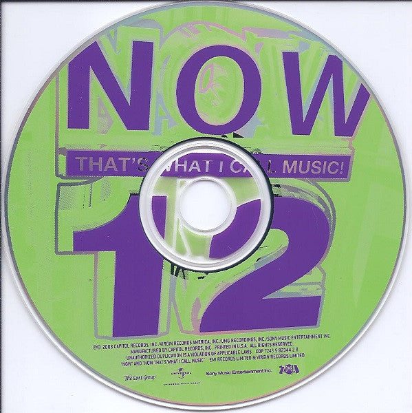 Various : Now That's What I Call Music! 12 (CD, Comp)