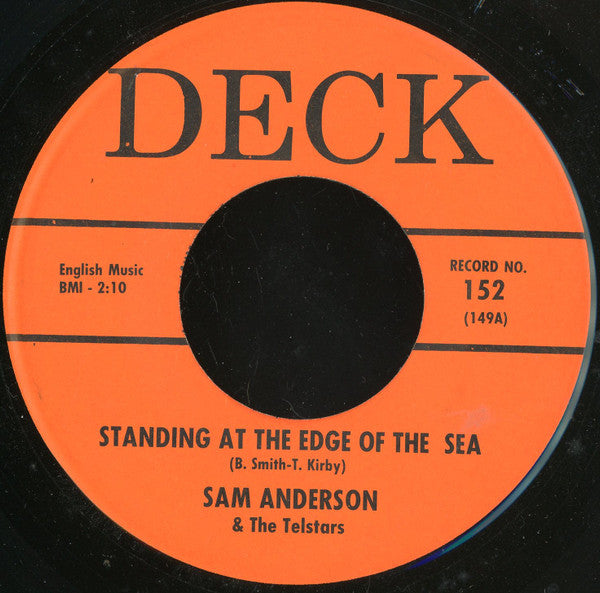 Sam Anderson And The Telstars : Standing At The Edge Of The Sea (7")