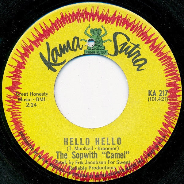 Sopwith Camel : Hello Hello / Treadin' (7", Single)