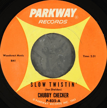 Chubby Checker : Slow Twistin' / La Paloma Twist (7", Single)