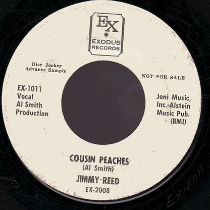 Jimmy Reed : Crazy 'Bout Oklahoma / Cousin Peaches (7", Advance, Single, Promo)