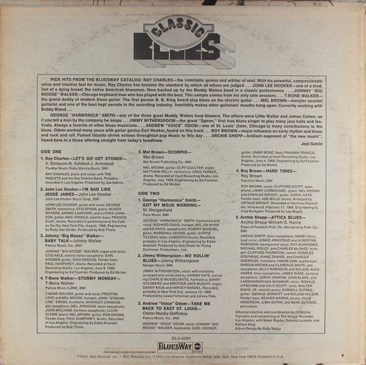 Various : Volume One - Classic Blues (LP, Album, Comp)