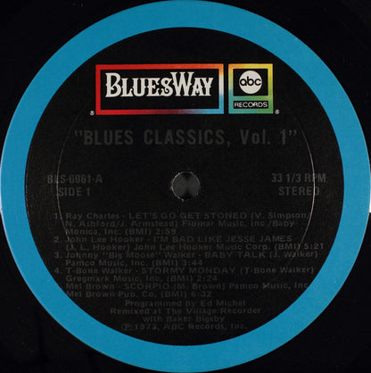 Various : Volume One - Classic Blues (LP, Album, Comp)