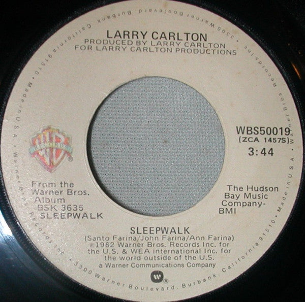 Larry Carlton : Sleepwalk / Frenchman's Flat (7", Single)